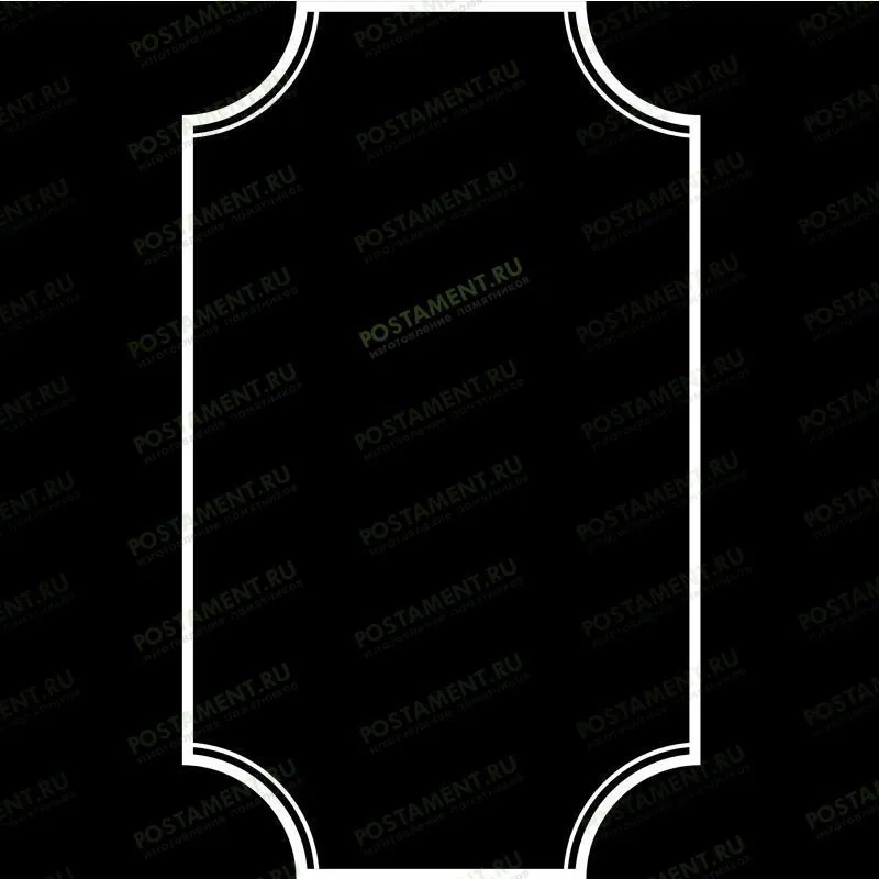 Рамка на памятник гравировка 91216