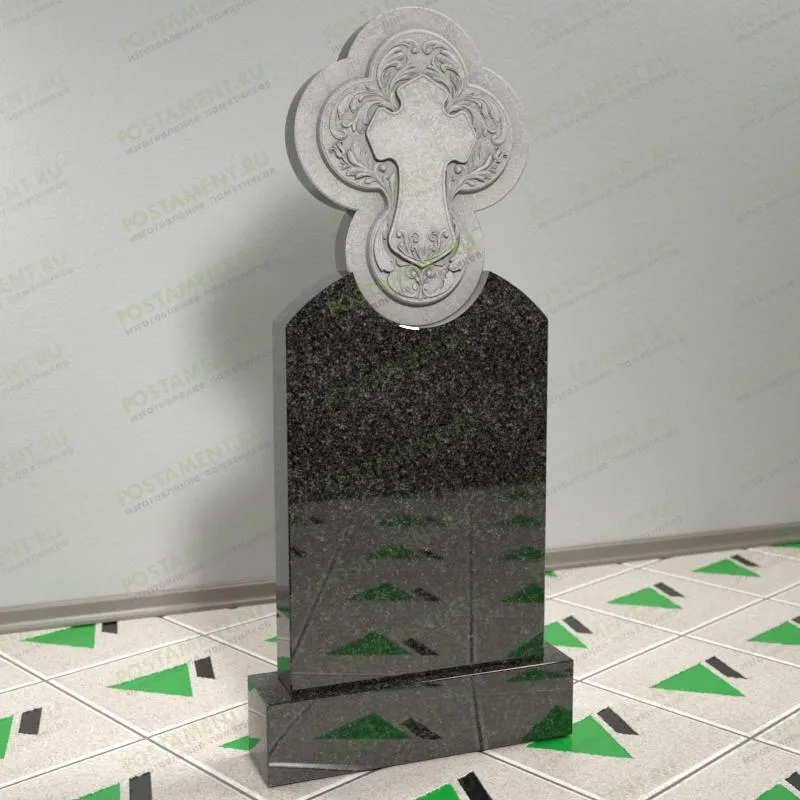 Крест на могилу четырехконечный 18435