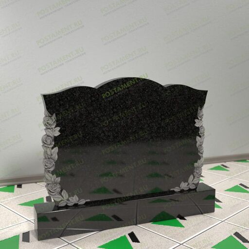 Памятник с розами 17667