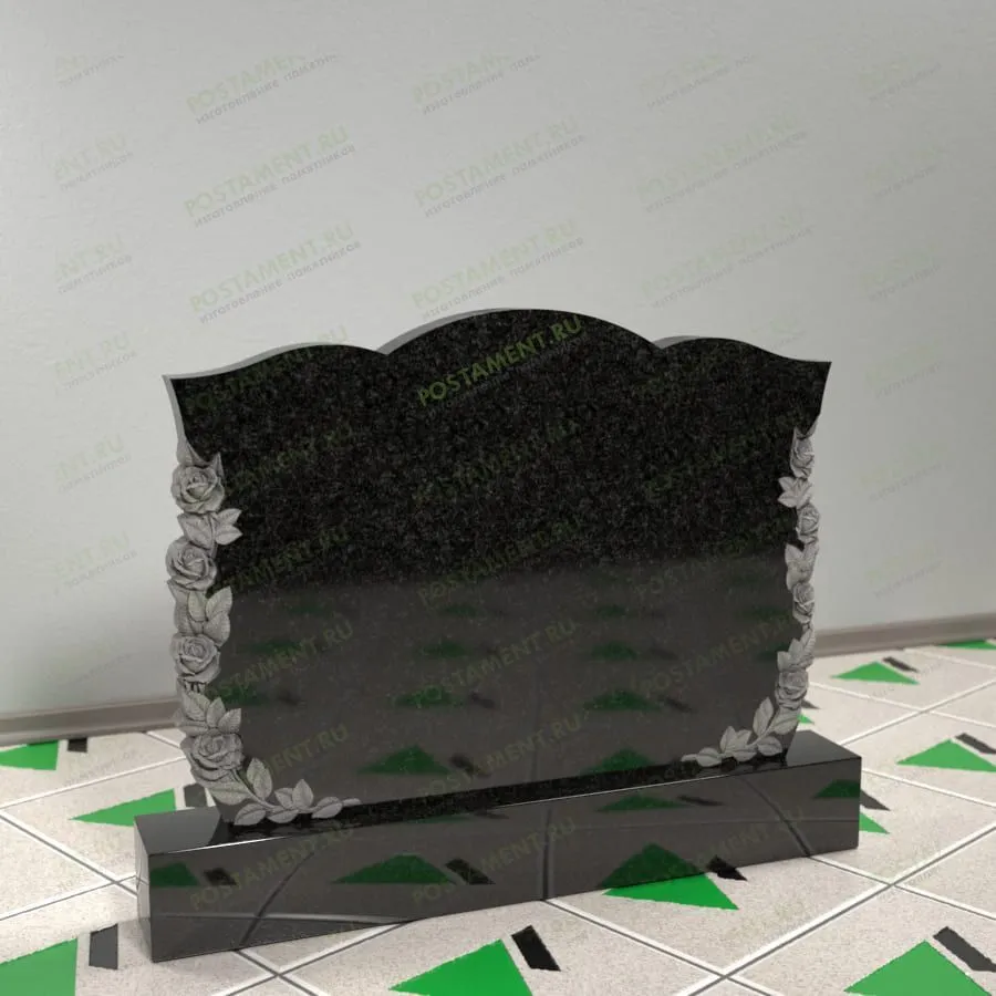 Памятник с розами 17667