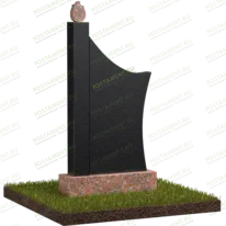 Памятник с пламенем и колонной № 18531