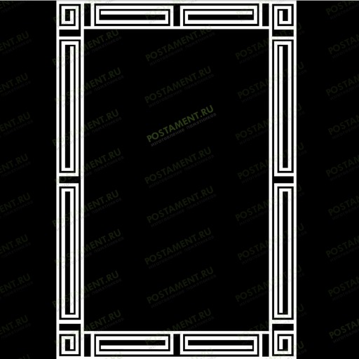 Рамка на памятник гравировка 91207