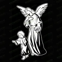 Ангел с младенцем 94041