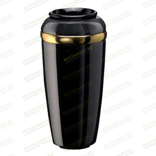 Вазочка черная на памятник 82138