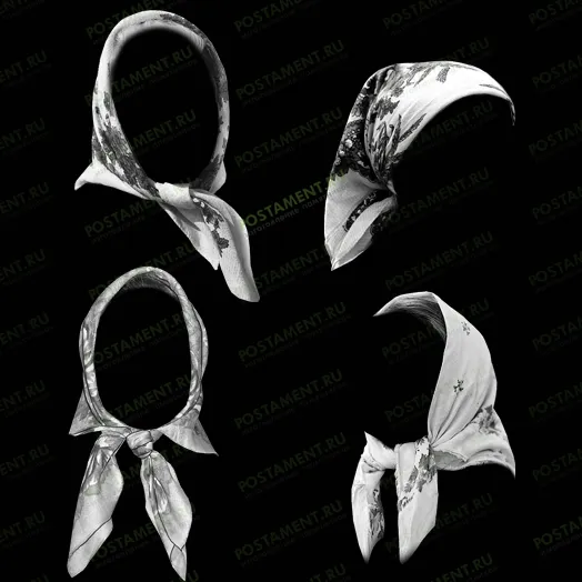 Платки на памятник бабушке