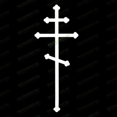 Тонкий крест на памятник 93006