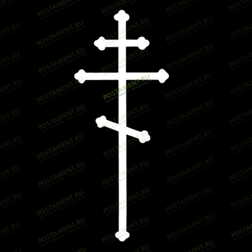 Тонкий крест на памятник 93006