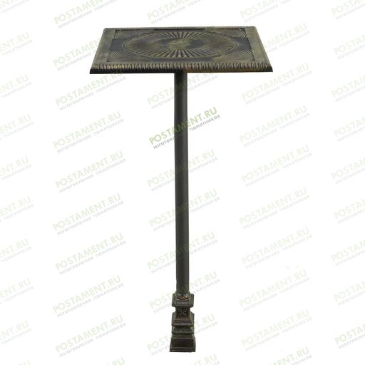 Столик квадратный чугунный на могилу 82961
