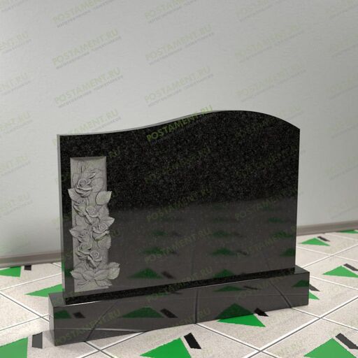 Памятник с розочками 17650