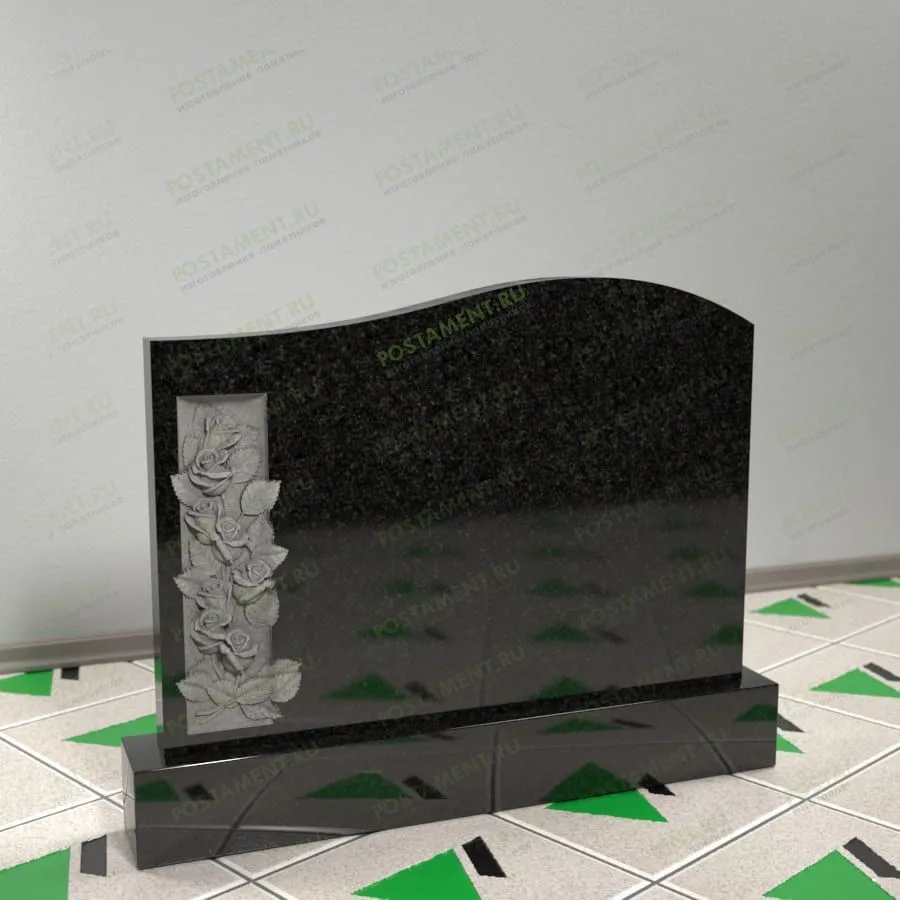 Памятник с розочками 17650