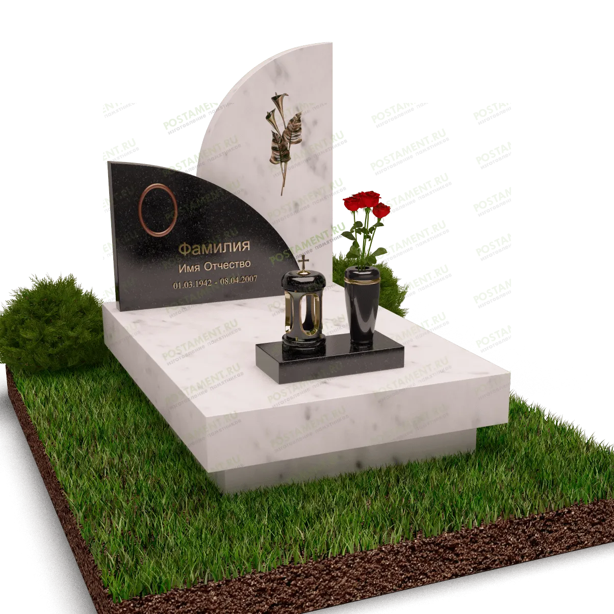 Европейский комплекс из гранита и мрамора 18885