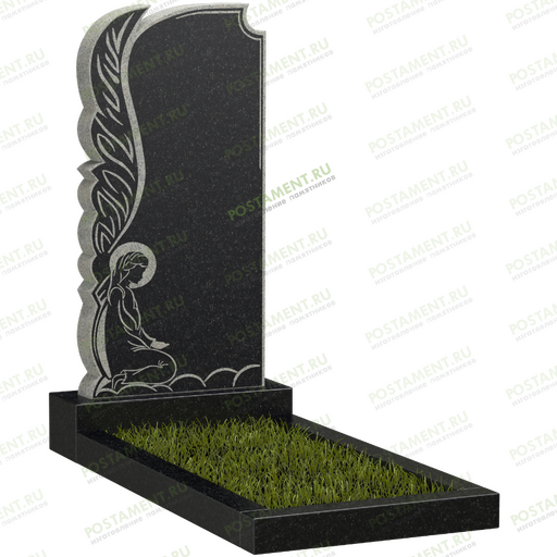 Памятник с ангелом скорбящим