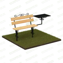 Лавка деревянная 50107 для оформления могилы