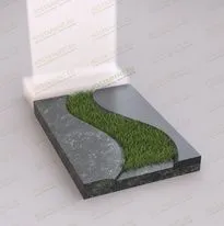 Цветник из гранита 81038