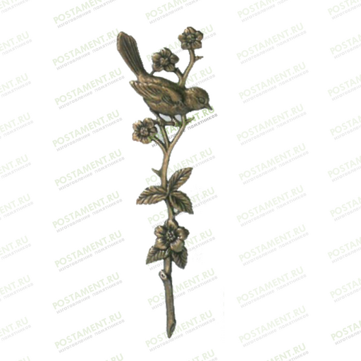 Птичка из бронзы на памятник 82056