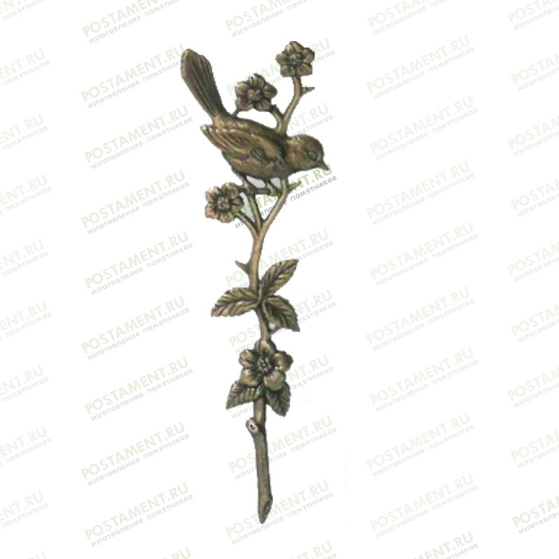 Птичка из бронзы на памятник 82056