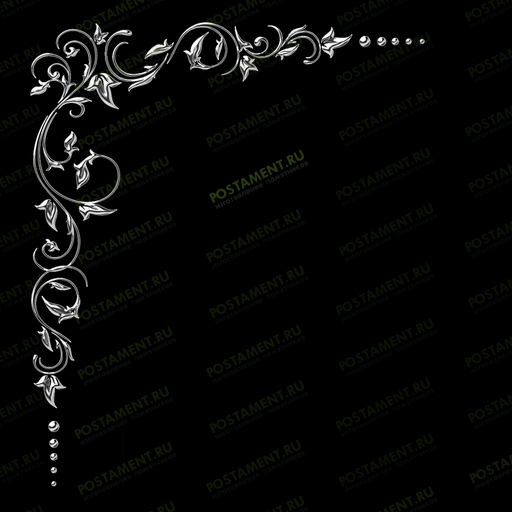 узор уголок на памятник 96047