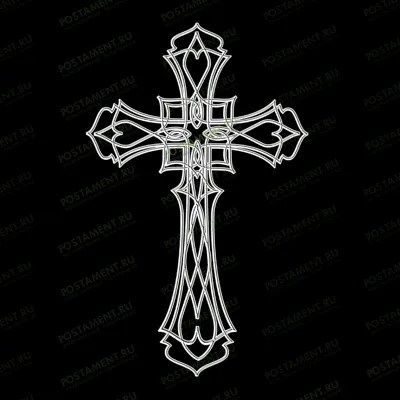 Крест-орнамент изображение на памятник 93029