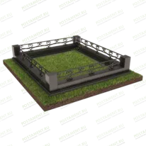 Цоколь с оградой 22105