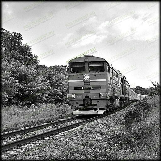 Локомотив - изображение на памятник железнодорожнику