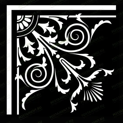 Узор на памятник из гранита и мрамора 96019