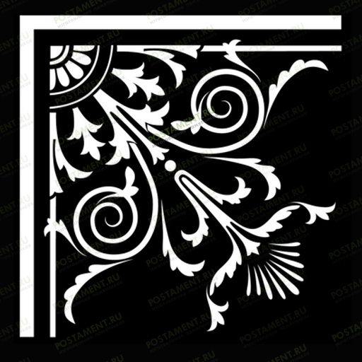 Узор на памятник из гранита и мрамора 96019