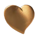 Сердце из бронзы 82122