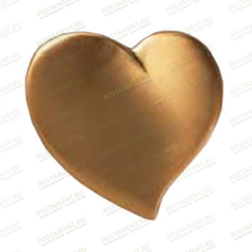 Сердце из бронзы на памятник 82122