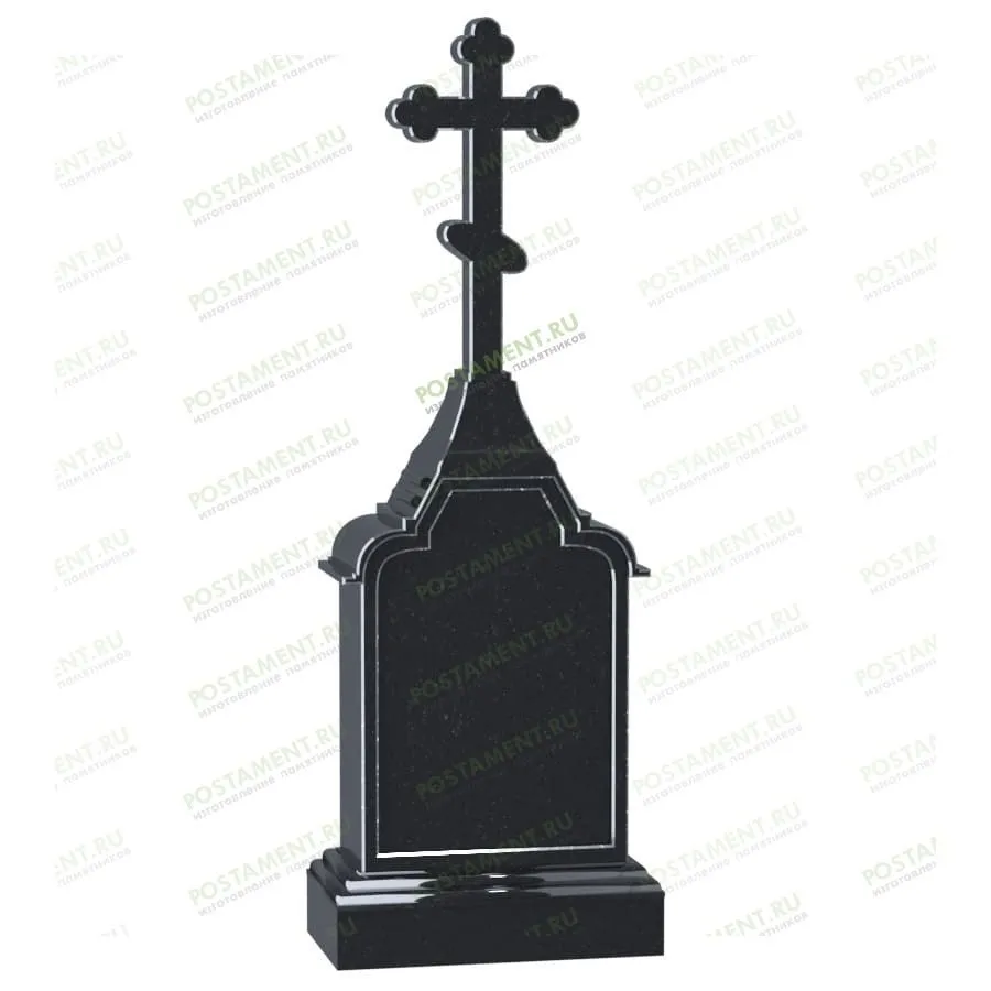 Голгофа на могилу с крестом трилистным