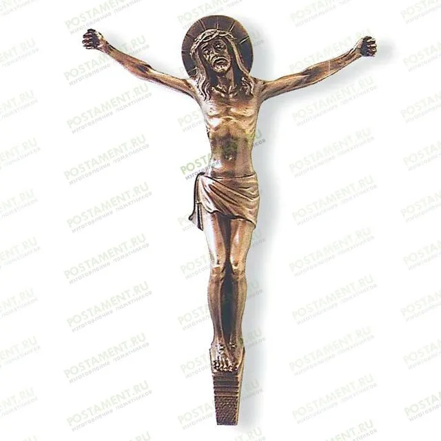 Иисус распятие из бронзы 82100
