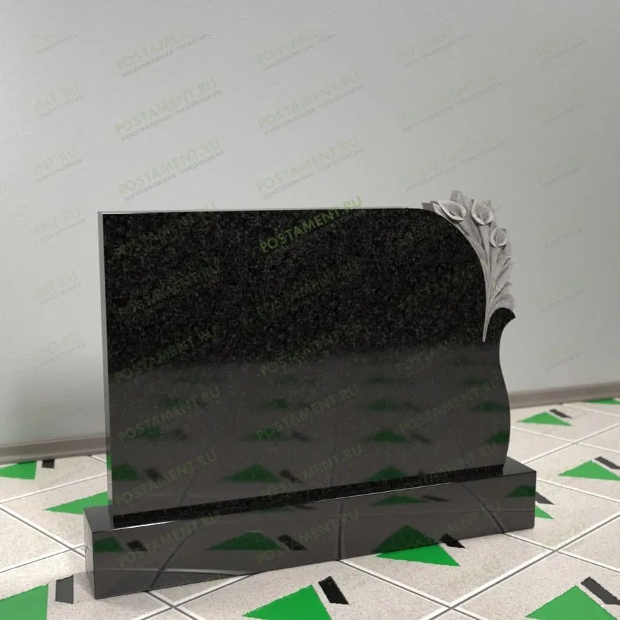 Памятник с розами 17632