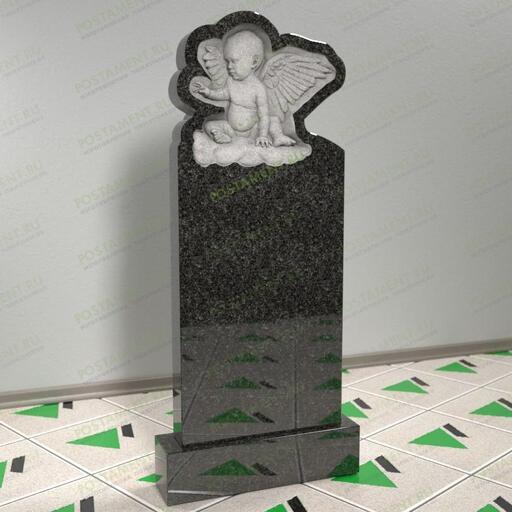 Памятник детский с ангелочком 13915