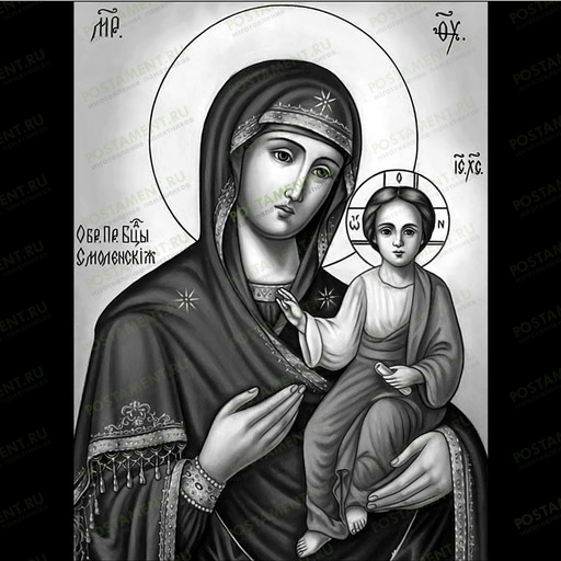  Иверская Икона Божьей Матери на памятник 98056