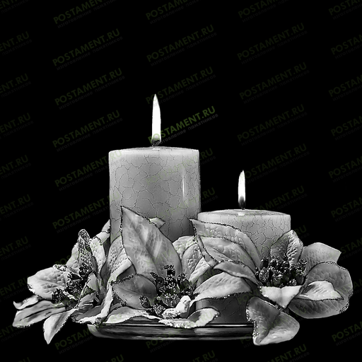 свечи рисунок на памятник 92047