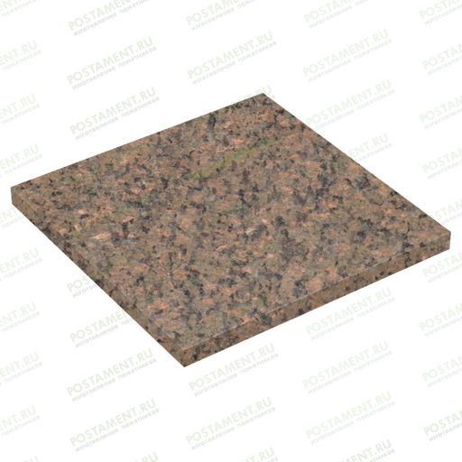 гранитная плитка на могилу красная