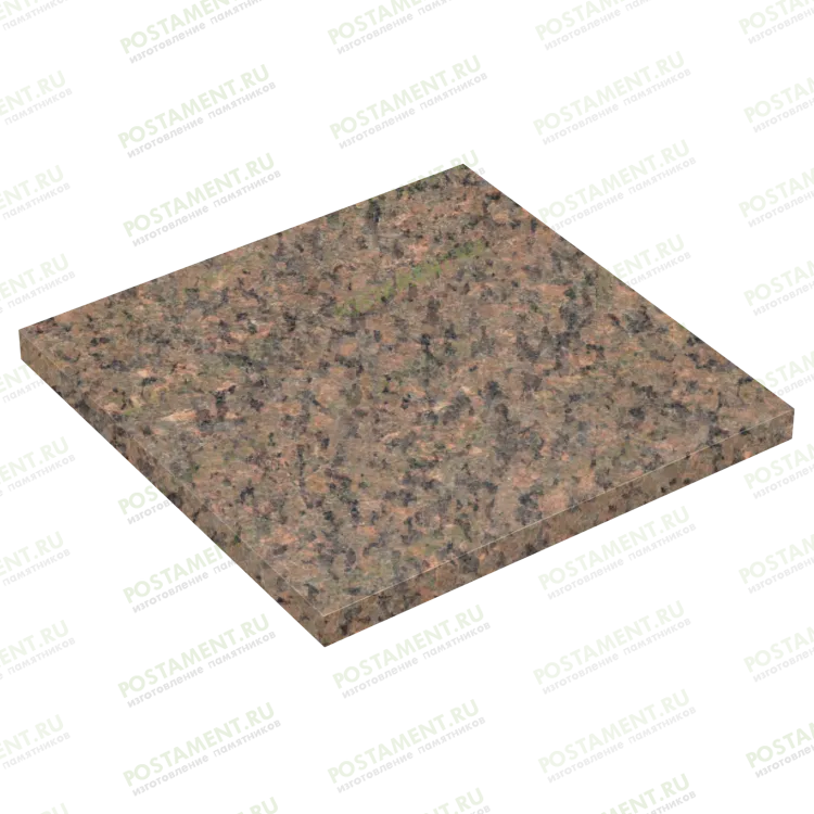 гранитная плитка на могилу красная