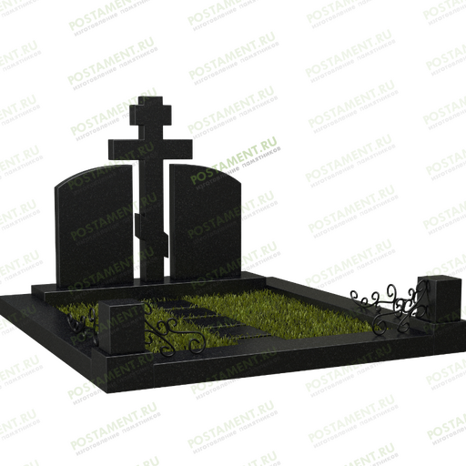 Мемориальный комплекс на могилу на двоих 18802