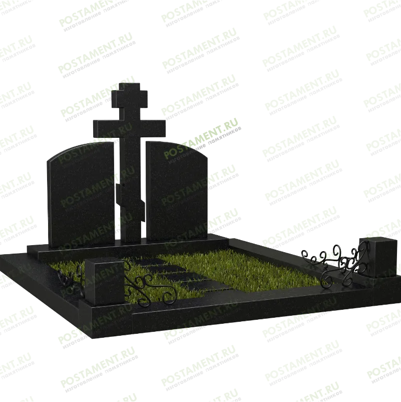 Мемориальный комплекс на могилу на двоих 18802