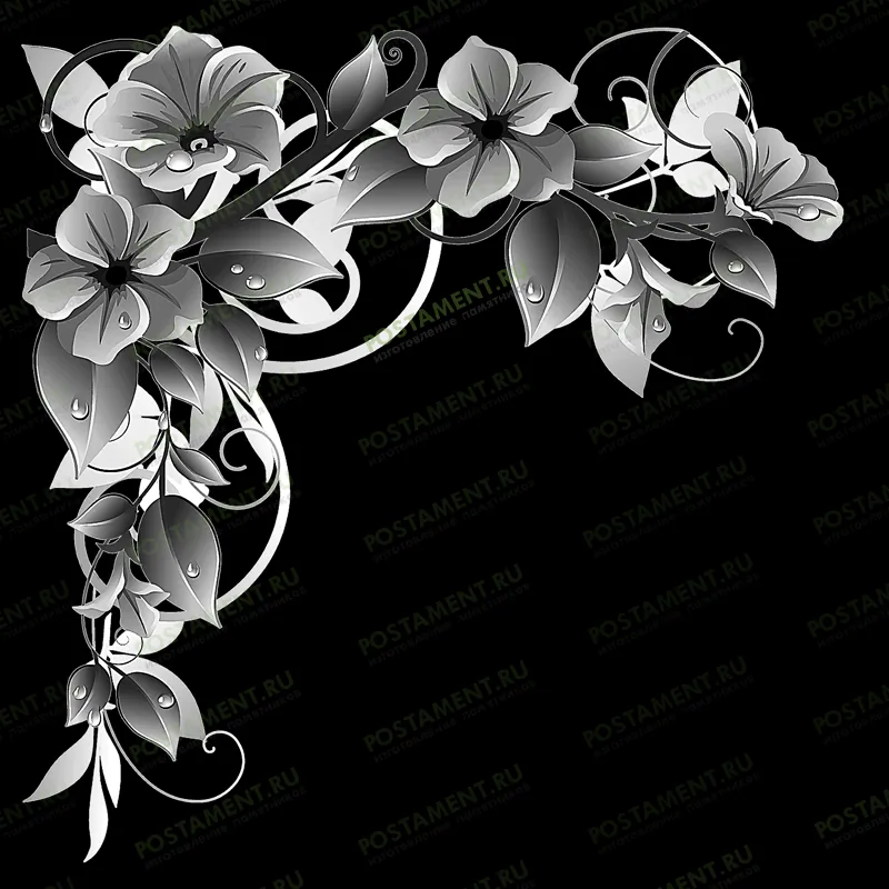 полевые цветы уголок на памятник