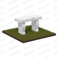 Скамейка из гранита 56115 для оформления могилы