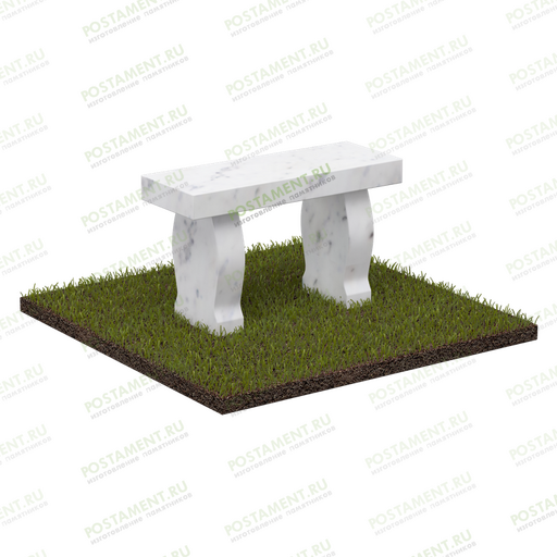 Мраморная скамейка на могилу 56115
