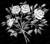 Куст с розами 91130