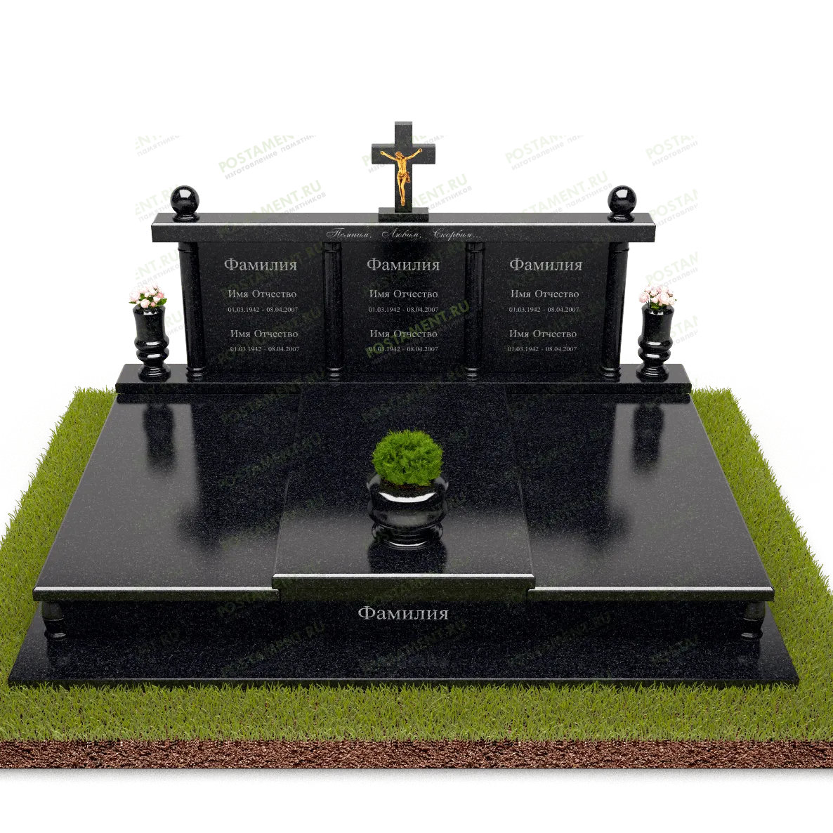 Эксклюзивный комплекс с высоким надгробием 18866