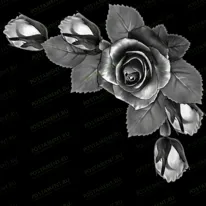 Виньетка с розами 96045