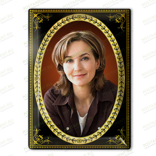 Фоторамка с золотой окантовкой 91893