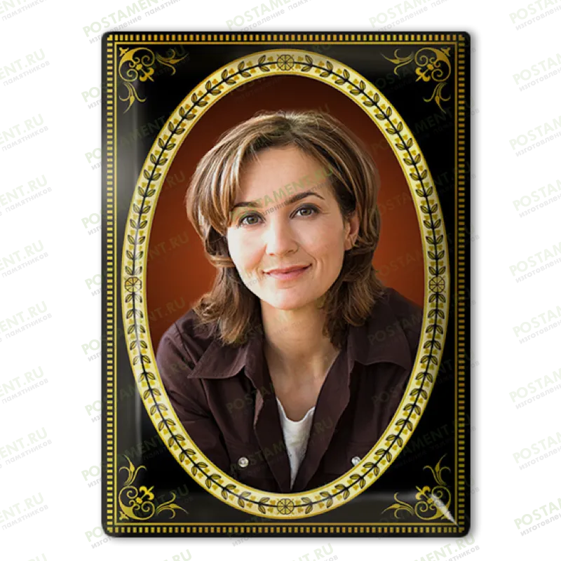 Фоторамка с золотой окантовкой 91893