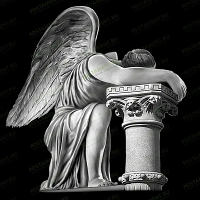 Скорбящий ангел гравировка на памятник