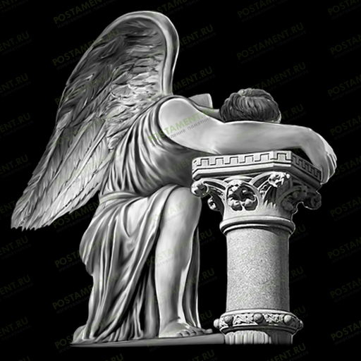 Скорбящий ангел гравировка на памятник