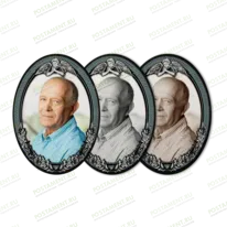 Керамика овальная на памятник 91810