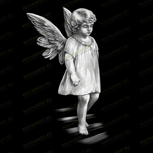 ангелок на лестнице на памятник